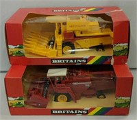 2x- Britains NH & MF Combines