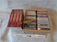 Lonesome Dove VHS Set & Cassette Tapes