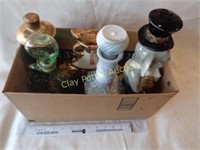 Collection of 5 Vintage Decanters