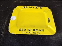 Kuntz Old German Lager Porcelain Ashtray