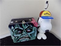 Frankenstien Luch Box + Snoopy Drink Cup