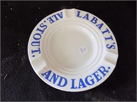 Labatts Ale. Stout and Lager Ashtray