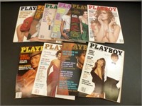 Playboy Lot of 10 Vintage Magazines from 1990,