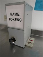 Counter Top Token Machine with Key Pad