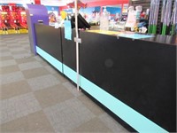 Five Pc. Display/Work Counters: Fair Condition, Bl