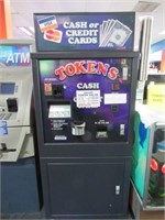 Token Machine with 1/5/10/20 Bill and Credit Card