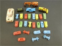 Vintage Plastic and Vintage Metal Toy Cars