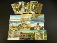 30 Vintage Postcards - Florida