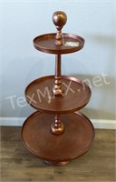 3-Tier Metal Copper Finish Stand