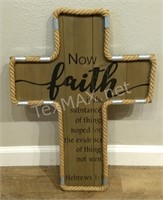 Wood Faith Cross