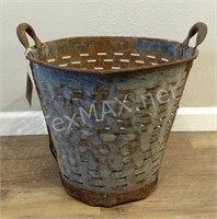 Metal Olive Bucket