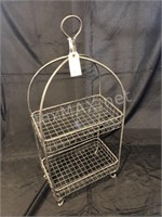 2 Tier Metal Wire Bakers Basket