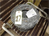 roll barb wire 3"x15 1/2, 2 stand, 4 pt.