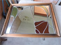 Leaded Stain Glass Mirror