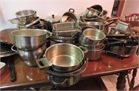 Large Quantity of Pots and Pans