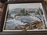 Oil on Board, Exploits River, Newfoundland