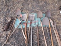 Misc. Shovels, Fork, Post Hole Diggers and Drivers