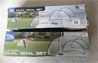 2 Dual Goal Sets - 4 Total  3 Ft X 5 Ft Goal Net