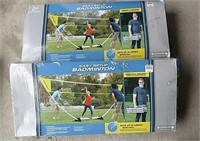 Two easy setup badminton games