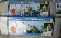 Two sets of 2 game combo volleyball badminton