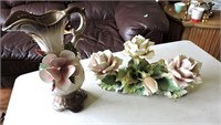 Pair of Capodimonte Centerpieces