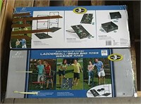 Two- three-in-one tailgate combo game sets