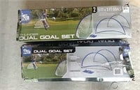 2 Dual Goal Nets Kits, 4 Total 5 Ft X 3 Ft Goals