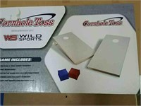 Two corn hole game sets