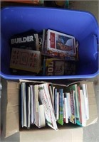 (2) Boxes of books & magazines