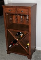Ethan Allen Wooden Wine Cupboard