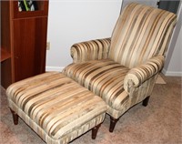 Bassett Upholstered Chair & Ottoman