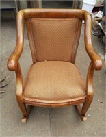 Vintage Wooden Heavy Rocking Chair