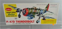 Guillows Giant Balsa P47D Thunderbolt Model Sealed