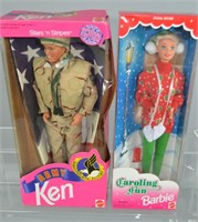 2pc Barbie Dolls NIP w/ Army Ken