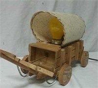 Unique Handcrafted Chuckwagon Lamp Perfect For