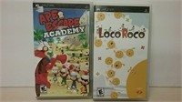 Two PSP Games - Ape Escape Academy & Loco Roco