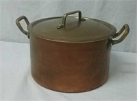E.P Brass Plated Copper Pot