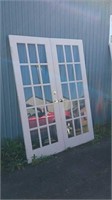 2 French Doors 30" X 80" Each