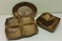 Various Wooden Bowls