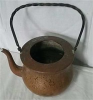 Old Copper Kettle No Lid Great For A Small Plant