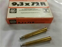9.3 x 72R - 1 box of 20 rounds