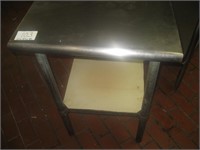 24x24x35 Stainless Steel Table