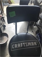 CRAFTSMAN STOOL WITH BACK