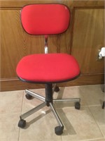 Red Rolling Office Chair