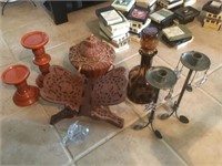 Group of Home Decor Items