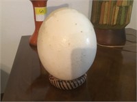 Osterich Egg on Stand