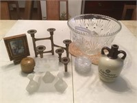 Group of Serving And Decorative Items