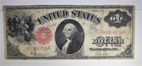 1917 $1.00 LEGAL TENDER NOTE, NICE