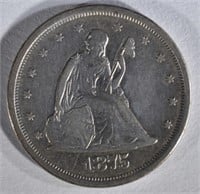 1875-S SEATED LIBERTY TWENTY CENT PIECE  XF-AU
