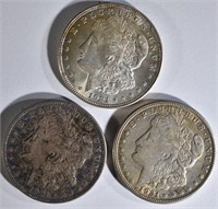 1921-P-D-S CIRC MORGAN DOLLAR SET